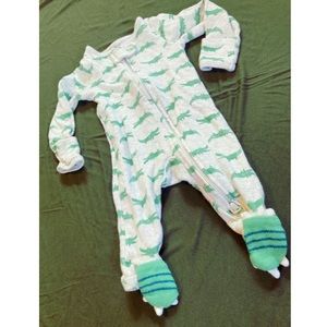 Crocodile footie Pajamas/outfit